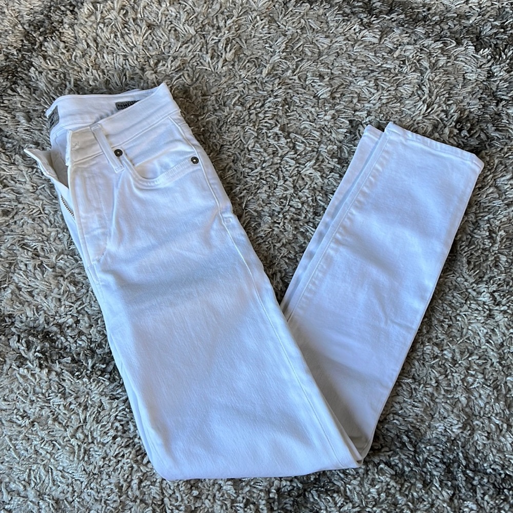 Citizens of Humanity white skinny jeans